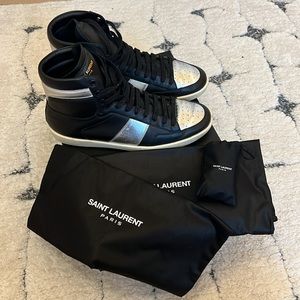 Saint Laurent Leather Sneakers